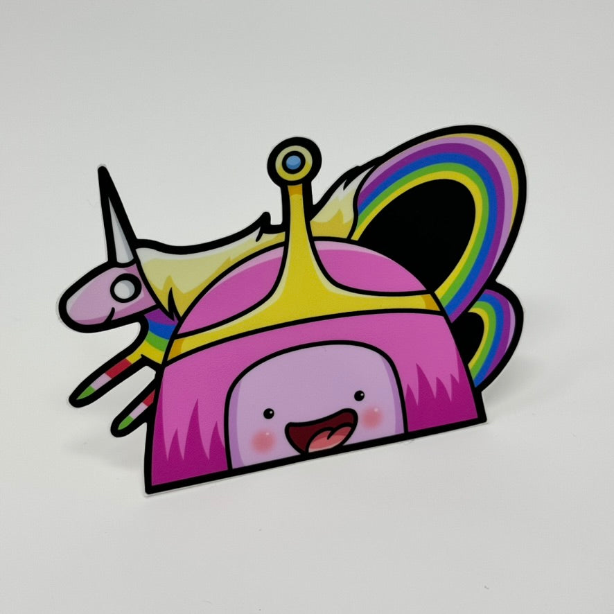 princess bubblegum inspired sticker